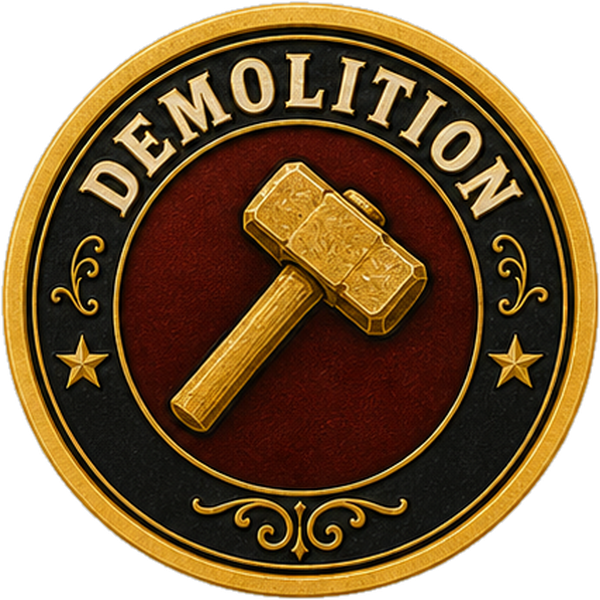 Bucktooth Demolition, Removal and Disposal badge